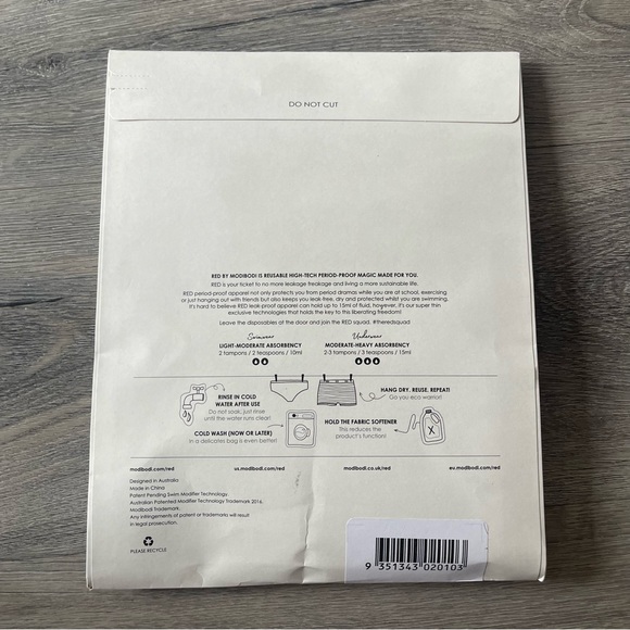 Modibodi Teen Period Proof Hipster Boy Short - Picture 4 of 5